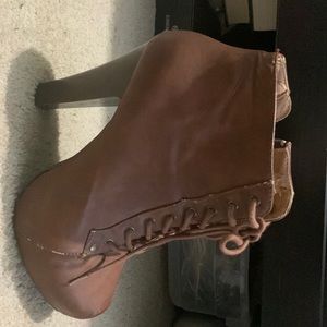 Charlotte Russe Platform Heeled Booties